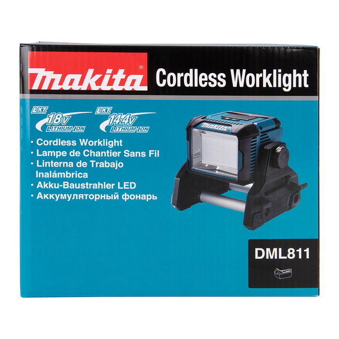 Makita DEADML811 Luz de Trabajo LED 31.5W Negro/Azul Makita DEADML811 Luz de Trabajo LED 31.5W Negro/Azul