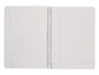 Liderpapel Cuaderno espiral A5 Ecouse tapa cartulina kraft 80 hojas, papel reciclado 80gr, cuadro 4mm
