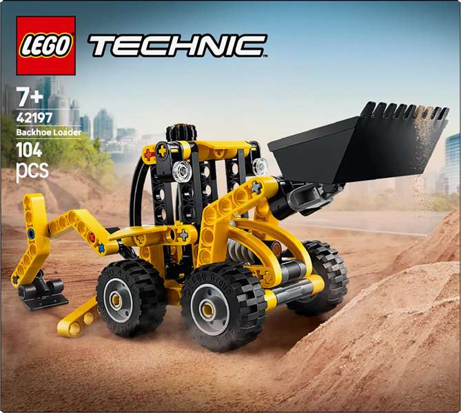 LEGO Technic 42144 Juego de Construcción Pala Mixta, Juguete de Construcción, Modelo para Montar, Regalo para Niños de 6 Años o Más