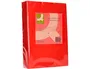 Q-connect Papel Color Din A4 80gr Rojo Intenso Paquete 500 Hojas