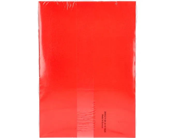 Q-connect Papel Color Din A4 80gr Rojo Intenso Paquete 500 Hojas