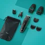 Braun MGK3440 Cortadora de pelo y maquinilla Negro, Gris - Recargable, Batería integrada NiMH, 80 min autonomía, Incluye 8 accesorios, cepillo, peine y funda