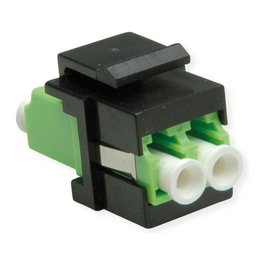 ROLINE Keystone LWL-Adapter LC/LC Duplex Multimode OM5