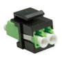 ROLINE Keystone LWL-Adapter LC/LC Duplex Multimode OM5