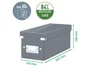 LEITZ Click&Store Archivador Caja para CD/DVD Negro