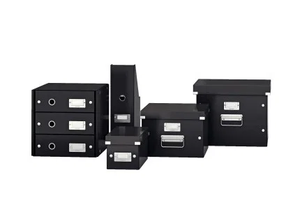 LEITZ Click&Store Archivador Caja para CD/DVD Negro LEITZ Click&Store Archivador Caja para CD/DVD Negro
