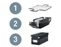 LEITZ Click&Store Archivador Caja para CD/DVD Negro