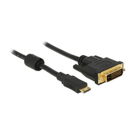 DeLOCK Cable adaptador Mini-HDMI a DVI-D de 1 m
