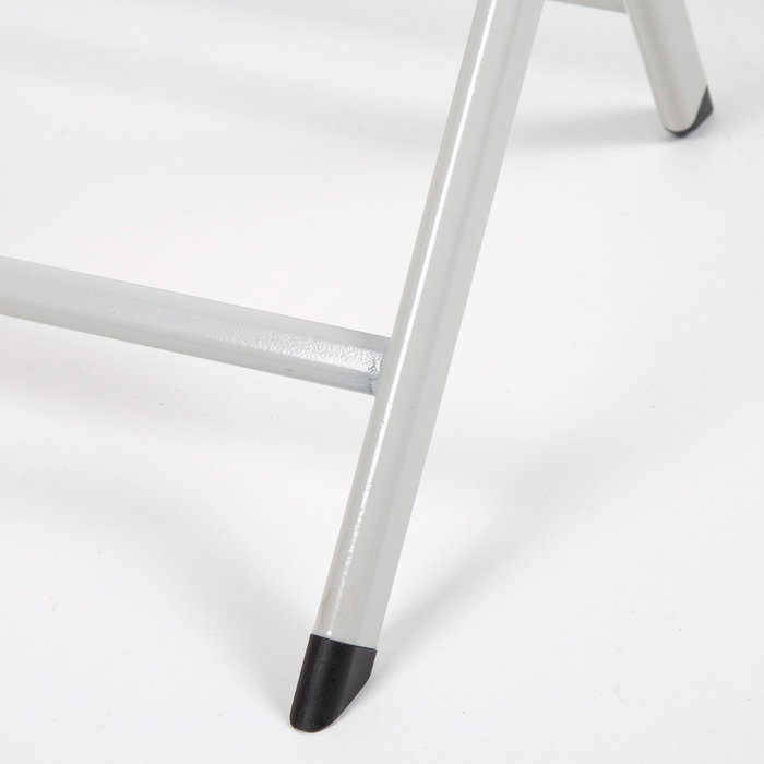 Aktive Silla plegable de jardín tejido reforzado blanca