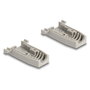 DeLOCK Carcasa para conectores D-Sub 9 clavijas con juntas de goma Gris