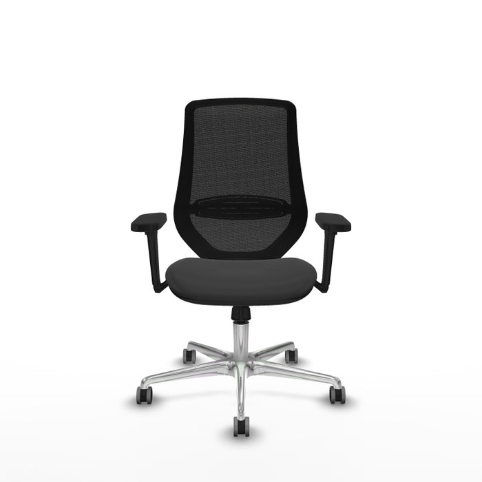PIQUERAS Y CRESPO Silla de oficina Mardos con mecanismo Sincro, Gris oscuro y Negro PIQUERAS Y CRESPO Silla de oficina Mardos con mecanismo Sincro, Gris oscuro y Negro