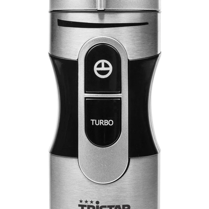 Tristar Batidora de Mano de Inmersión MX-4828 1000W con Vaso Medidor 0.7L, Picahielos y Varilla de Acero Inoxidable Desmontable, Color Negro