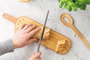 Berghoff 3950087 Tabla de Cortar Baguette de Bambú Ranurada para Migas Larga para Pan Francés