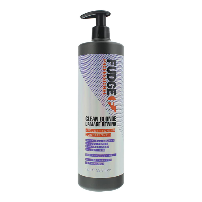 Fudge Clean Blonde Damage Rewind Acondicionador Matizador Violeta 1 L Fudge Clean Blonde Damage Rewind Acondicionador Matizador Violeta 1 L