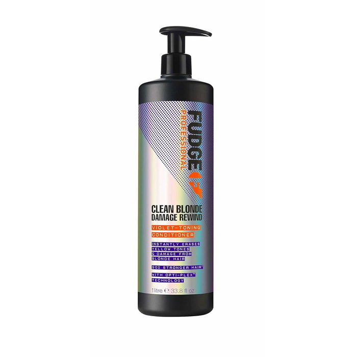 Fudge Clean Blonde Damage Rewind Acondicionador Matizador Violeta 1 L Fudge Clean Blonde Damage Rewind Acondicionador Matizador Violeta 1 L