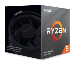 AMD Ryzen 5 3600XT Procesador de 6 núcleos 3.8 GHz (hasta 4.5 GHz) Socket AM4 con disipador - Box