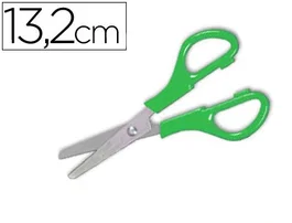 Liderpapel Tijeras de Acero Inoxidable con Puntas Redondeadas Antipinchazos para Hogar y Oficina, Mango Agradable al Tacto, 1 Ud