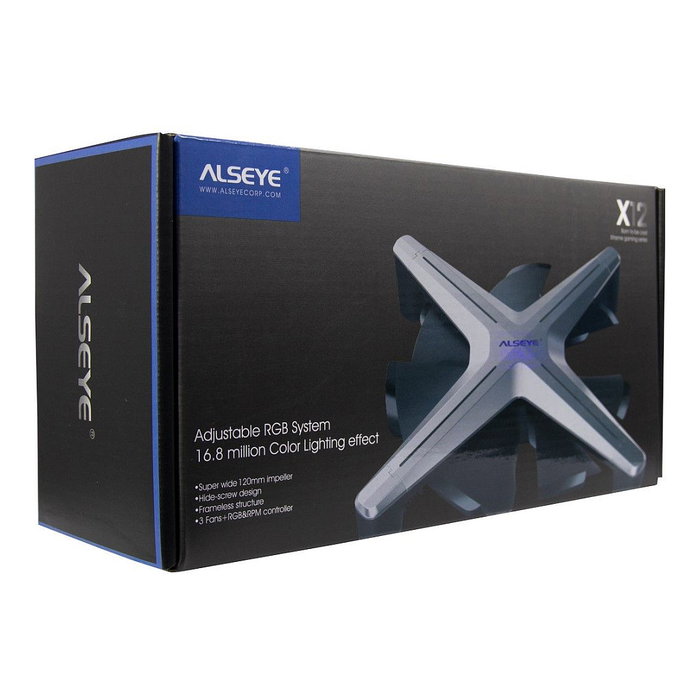 Inter-Tech ALSEYE HALO X12 Kit de ventiladores 120x120x30 mm
