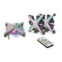 Inter-Tech ALSEYE HALO X12 Kit de ventiladores 120x120x30 mm
