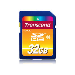 Transcend TS32GSDHC10 Tarjeta de Memoria SDHC de 32 GB Clase 10 Velocidad 30 MB/s