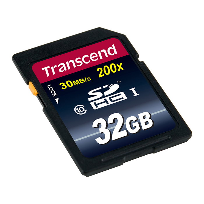 Transcend TS32GSDHC10 Tarjeta de Memoria SDHC de 32 GB Clase 10 Velocidad 30 MB/s