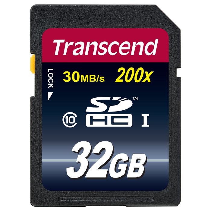 Transcend TS32GSDHC10 Tarjeta de Memoria SDHC de 32 GB Clase 10 Velocidad 30 MB/s