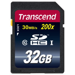 Transcend Tarjeta SDHC 32 GB Clase 10 TS32GSDHC10