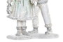 DKD Home Decor Figura Navidad Moderna Gris Blanco Resina 7.5 x 18.5 x 13.5 cm