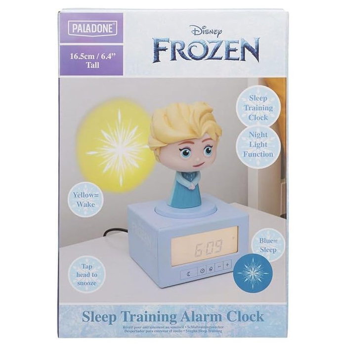 PALADONE Reloj despertador entrenamiento sueño Elsa Frozen PALADONE Reloj despertador entrenamiento sueño Elsa Frozen