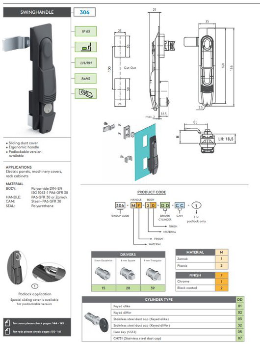 Lanview Logon RAX635 Cerradura y Llave para Armario Independiente Lanview Logon RAX635 Cerradura y Llave para Armario Independiente