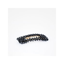 Bifull Horquilla de Perlas Fashion Diamante Negro para Mujer
