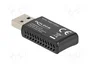 DeLOCK Wi-Fi 6 Dualband WLAN USB Stick AX1800 Negro