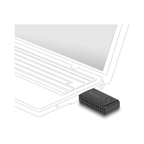 DeLOCK Adaptador Wi-Fi 6 Dualband WLAN USB AX1800 1201 + 574mbps DeLOCK Adaptador Wi-Fi 6 Dualband WLAN USB AX1800 1201 + 574mbps