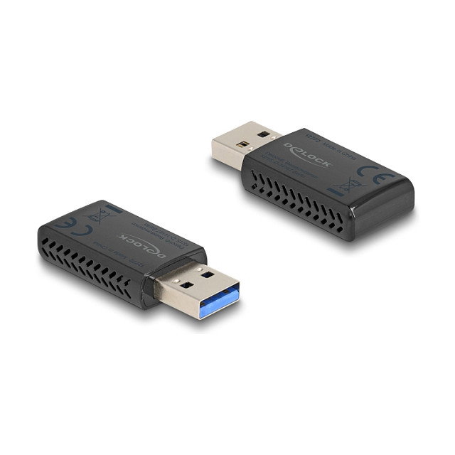 DeLOCK Adaptador Wi-Fi 6 Dualband WLAN USB AX1800 1201 + 574mbps DeLOCK Adaptador Wi-Fi 6 Dualband WLAN USB AX1800 1201 + 574mbps