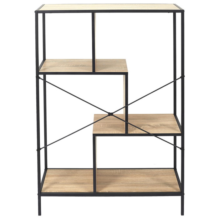 Home Deco Factory Estantería Edison 80x30x113 cm Negro Home Deco Factory Estantería Edison 80x30x113 cm Negro