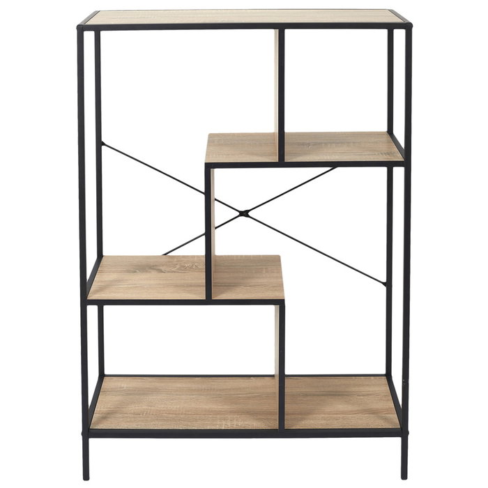 Home Deco Factory Estantería Edison 80x30x113 cm Negro Home Deco Factory Estantería Edison 80x30x113 cm Negro