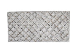 DKD Home Decor Cabecero de Cama MDF 162x4x82 Decapé Blanco