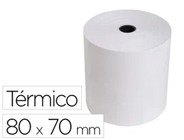 Exacompta Rollo Térmico 80 mm x 70 mm 55 g/m2 Sin Bisfenol A