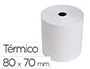Exacompta Rollo Térmico 80 mm x 70 mm 55 g/m2 Sin Bisfenol A
