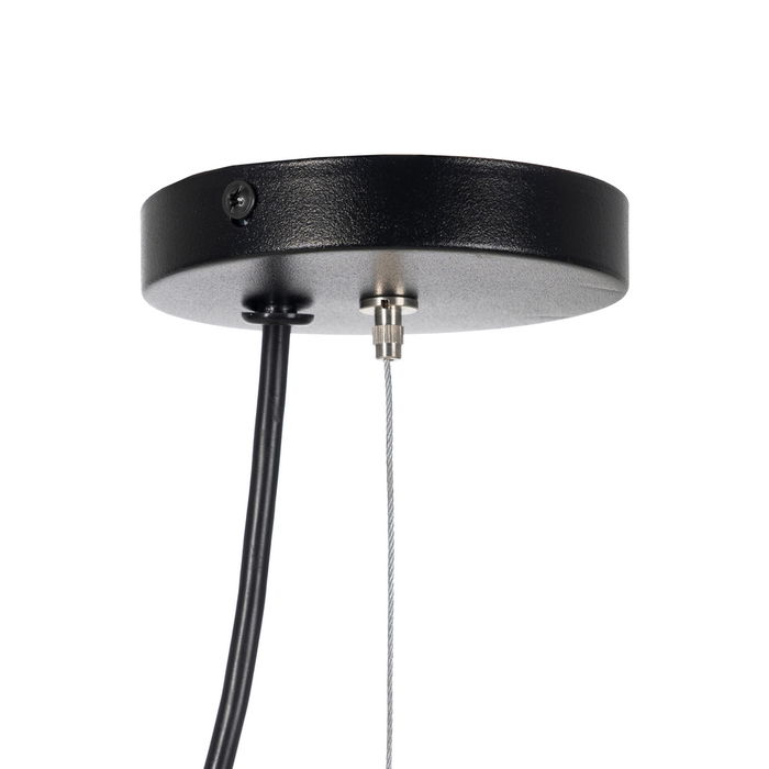 Lámpara Techo Beige Papel-Metal 55,50 X 55,50 X 30 cm