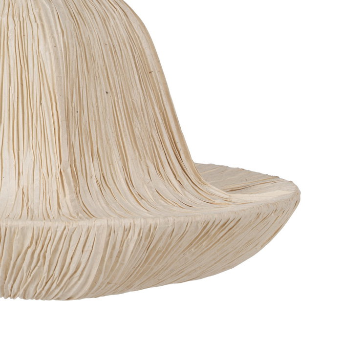 Lámpara Techo Beige Papel-Metal 55,50 X 55,50 X 30 cm