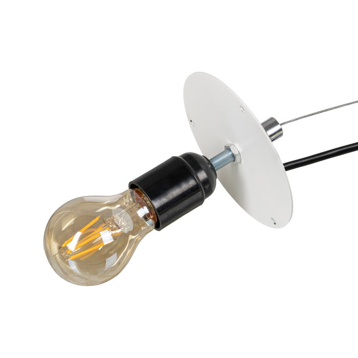 Lámpara Techo Beige Papel-Metal 55,50 X 55,50 X 30 cm