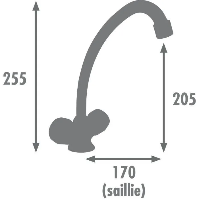 Edouard Rousseau AAANI52947 Mezclador de lavabo KONFORT Cromo