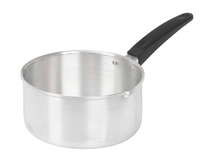 KINVARA Cazo de Aluminio 18cm Plata, 2 L