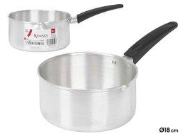 KINVARA Cazo de Aluminio 18cm Plata, 2 L