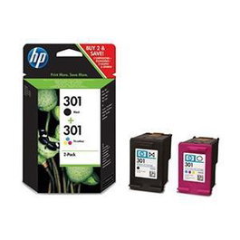 HP Tinta Negro + Tricolor (CMY) Pack Nº 301 para Deskjet 5150, 5550, 5652, 5850 - 355 ML