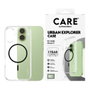 PanzerGlass CARE™ by ® Urban Explorer Case Transparent w. Black MagSafe para iPhone 17