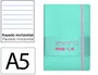 Antartik Cuaderno A5 Tapa Blanda Hojas Rayas Rosa y Turquesa, 80 Hojas, 80 gr FSC