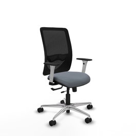 PIQUERAS Y CRESPO Silla de oficina Zulema Gris con mecanismo Sincro/Traslack