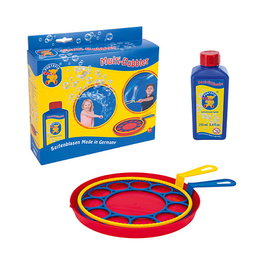 PUSTEFIX 869580 Pompero de Cuerda Pompas de Jabón Gigantes, Multicolor, 250 ml, Juguete para Niños de +5 Años